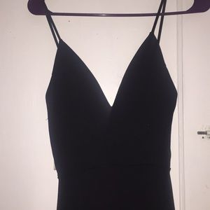 black windsor high low dress